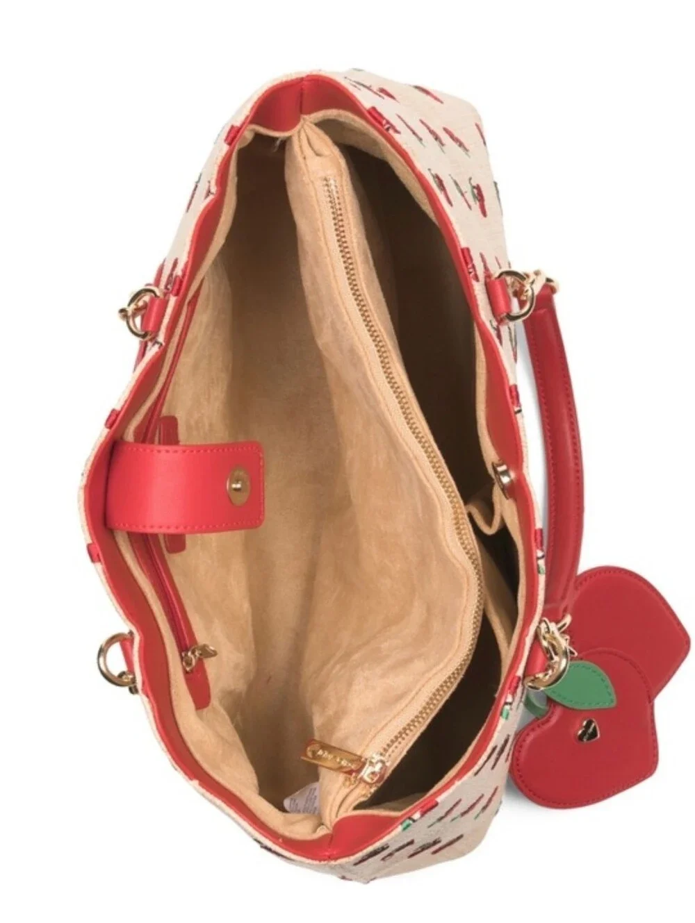 NWT Betsey Johnson Cherry Tote with Matching Wallet